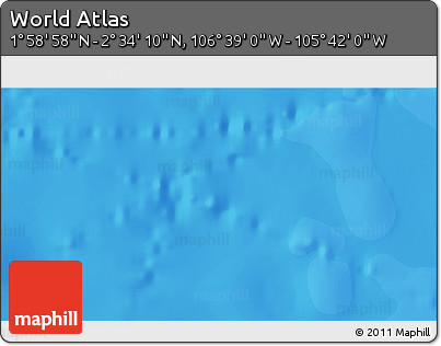 Political 3D Map of the Area around 2° 16' 34" N, 106° 10' 30" W