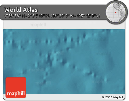 Satellite 3D Map of the Area around 2° 16' 34" N, 106° 10' 30" W