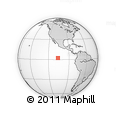 Outline Map of the Area around 2° 16' 34" N, 106° 10' 30" W, rectangular outline