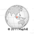 Outline Map of the Area around 2° 16' 34" N, 107° 10' 30" E, rectangular outline