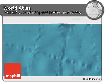 Satellite 3D Map of the Area around 2° 16' 34" N, 108° 43' 29" W