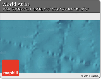 Satellite 3D Map of the Area around 2° 16' 34" N, 108° 43' 29" W