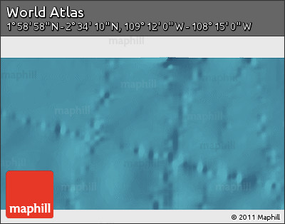 Satellite 3D Map of the Area around 2° 16' 34" N, 108° 43' 29" W