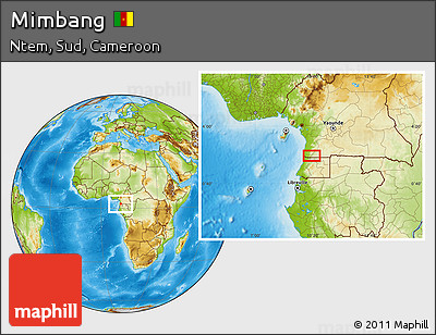 Physical Location Map of Mimbang