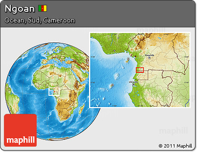 Physical Location Map of Ngoan