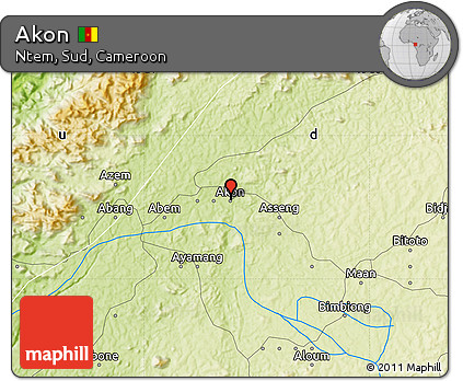 Physical Map of Akon