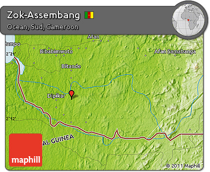 Physical Map of Zok-Assembang
