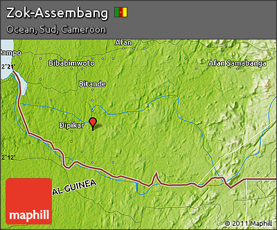 Physical Map of Zok-Assembang