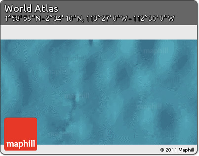 Satellite 3D Map of the Area around 2° 16' 34" N, 112° 58' 29" W