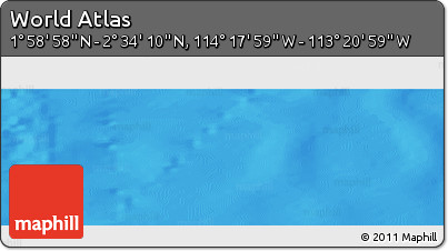 Physical Panoramic Map of the Area around 2° 16' 34" N, 113° 49' 29" W