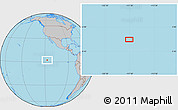 Gray Location Map of the area around 2° 16' 34" N, 117° 13' 29" W