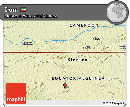Physical 3D Map of Dum