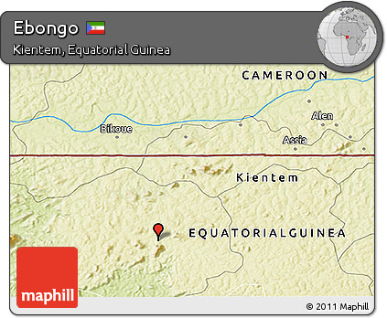 Physical 3D Map of Ebongo