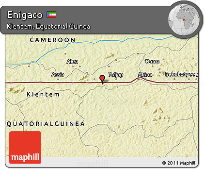 Physical 3D Map of Enigaco
