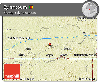 Physical 3D Map of Eyiantoum