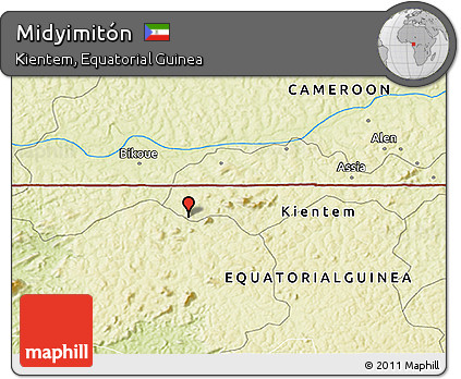 Physical 3D Map of Midyimitón