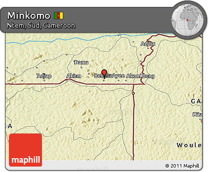 Physical 3D Map of Minkomo