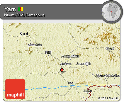 Physical 3D Map of Yam