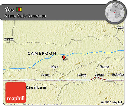 Physical 3D Map of Yos