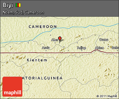 Physical 3D Map of Biyi