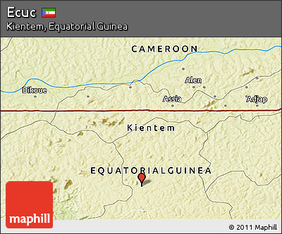 Physical 3D Map of Ecuc