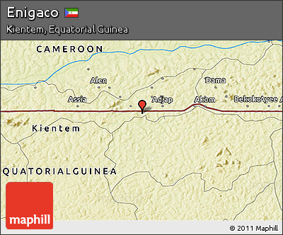 Physical 3D Map of Enigaco