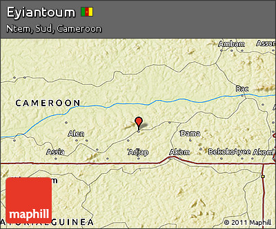 Physical 3D Map of Eyiantoum