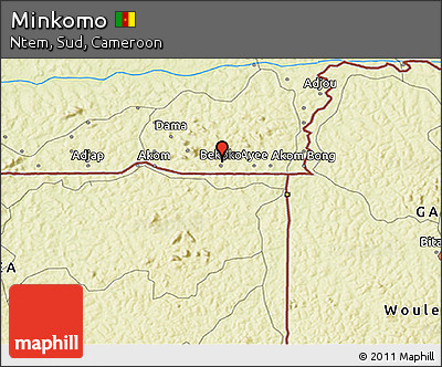 Physical 3D Map of Minkomo