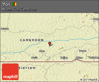 Physical 3D Map of Yos