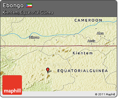 Physical 3D Map of Ebongo