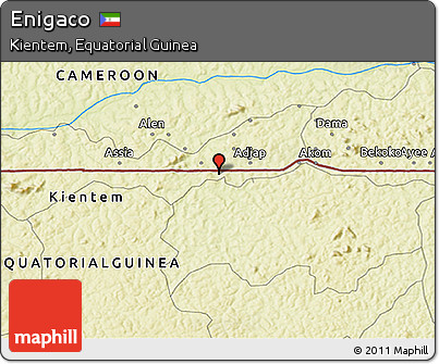 Physical 3D Map of Enigaco