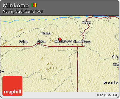 Physical 3D Map of Minkomo