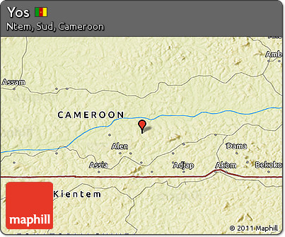 Physical 3D Map of Yos