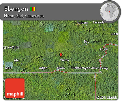 Satellite 3D Map of Ebengon