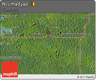 Satellite 3D Map of Ncumadyap