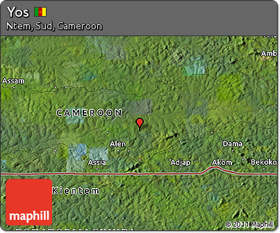 Satellite 3D Map of Yos