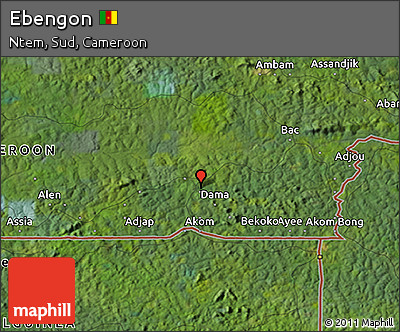Satellite 3D Map of Ebengon