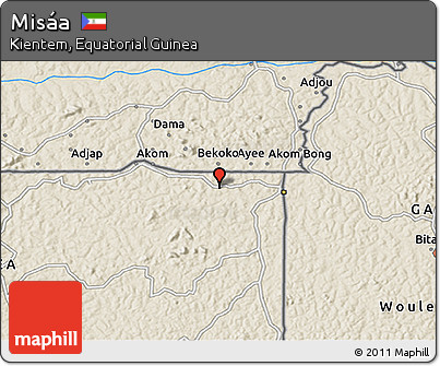 Shaded Relief 3D Map of Misáa