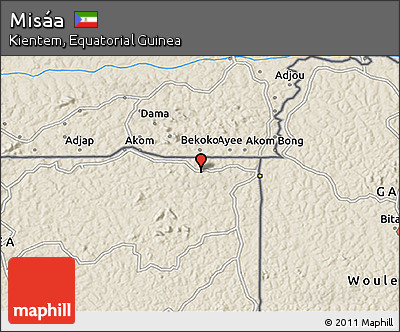 Shaded Relief 3D Map of Misáa