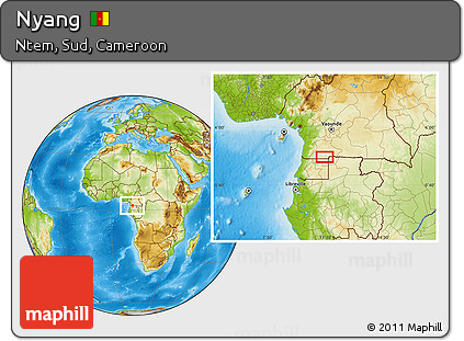 Physical Location Map of Nyang