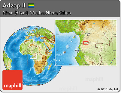 Physical Location Map of Adzap II