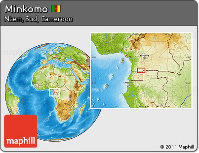 Physical Location Map of Minkomo