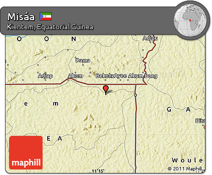 Physical Map of Misáa