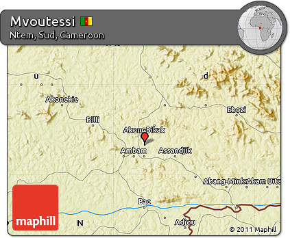 Physical Map of Mvoutessi