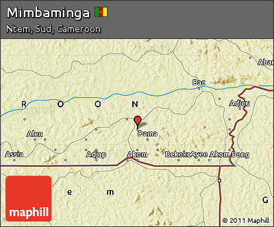 Physical Map of Mimbaminga