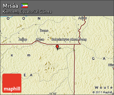 Physical Map of Misáa