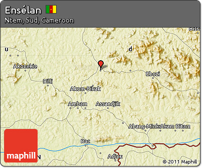 Physical Map of Ensélan