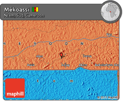 Political Map of Mékoassi