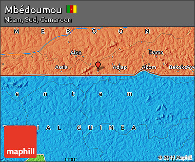 Political Map of Mbédoumou