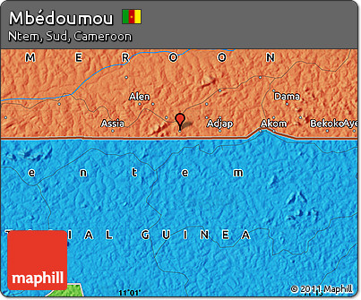 Political Map of Mbédoumou